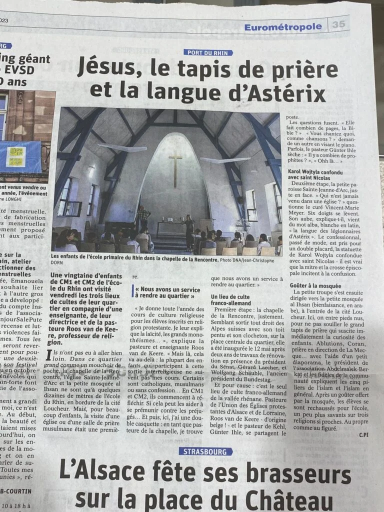 Visite des écoliers à la mosquée juin 2023